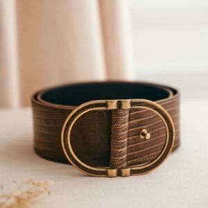 Nwt! Sezane Fetiche belt in taupe teju